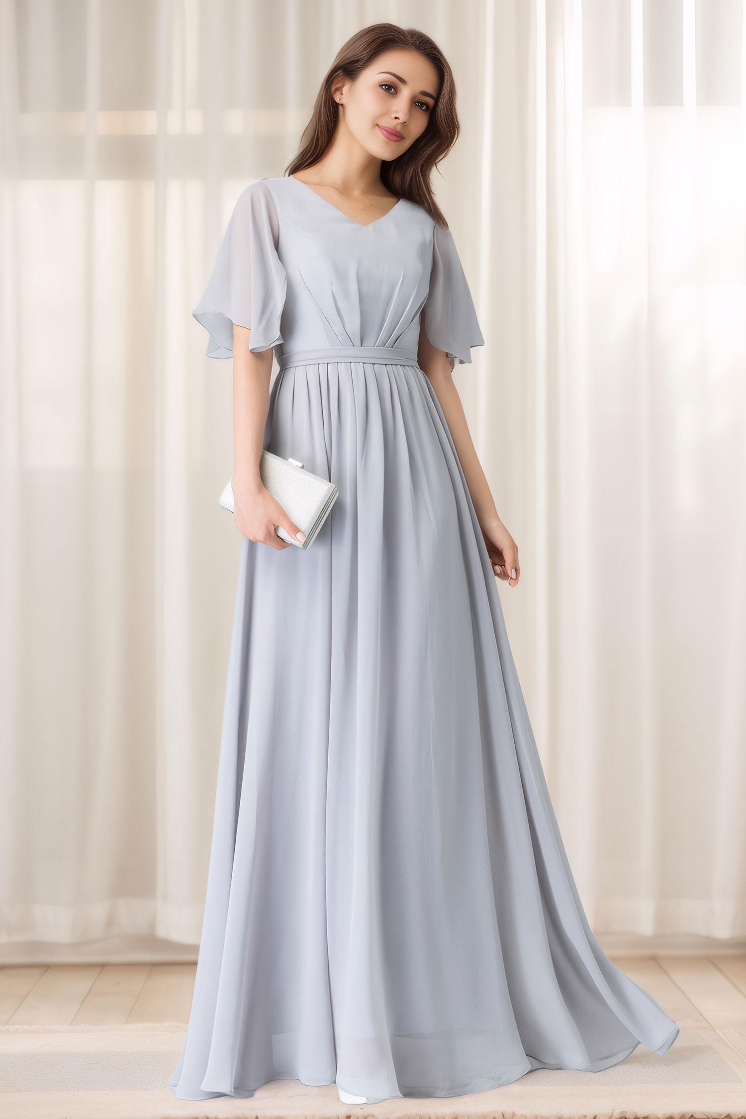 layered ruffle dress short Deep V-Neck Short Halter Homecoming Dress with Ruffles Blue / Medium