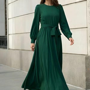 Robe Longue En Soie PARALLEL - Taille 8 - Bleu Marine à Pois Blancs - Élégante Et Fluide