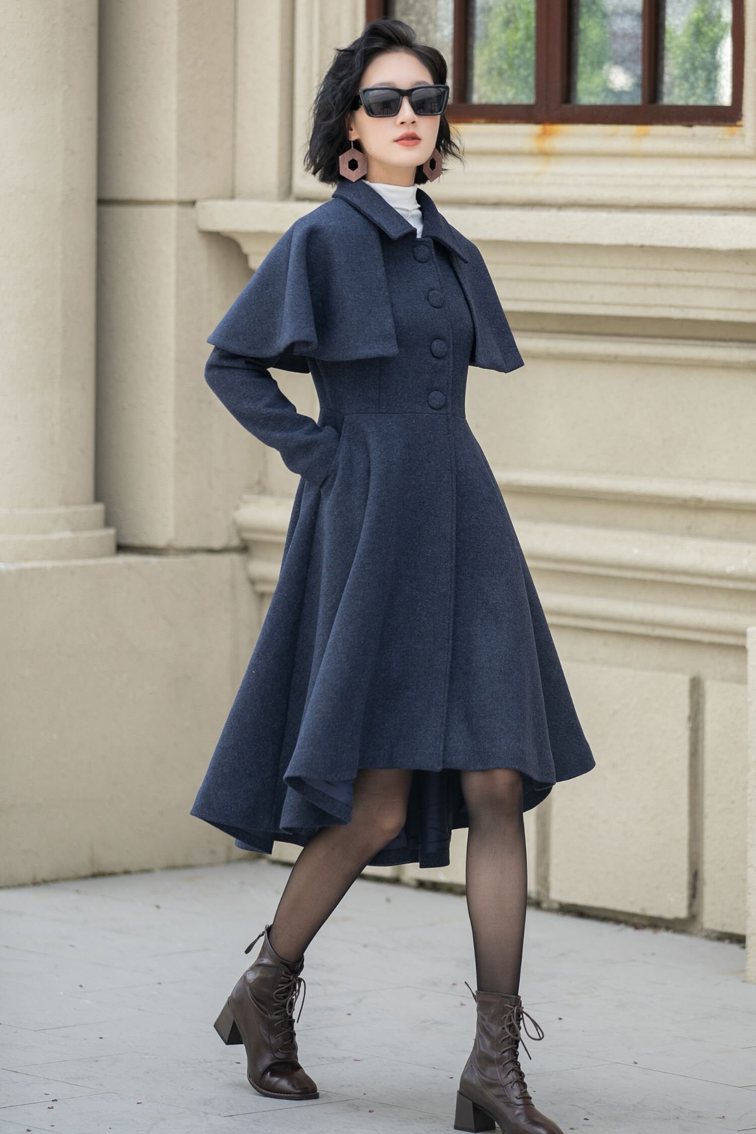 【BAON】Toritz wool short coat Amazon.com: ZouoYYii Women's Short Wool Jacket Coat - Winter