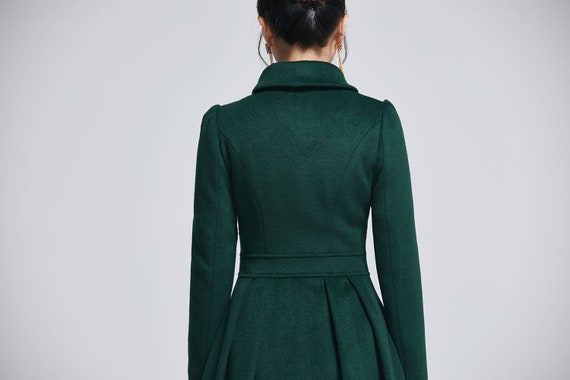 princess wool coat, button coat 2277 princess wool coat, button coat 2277