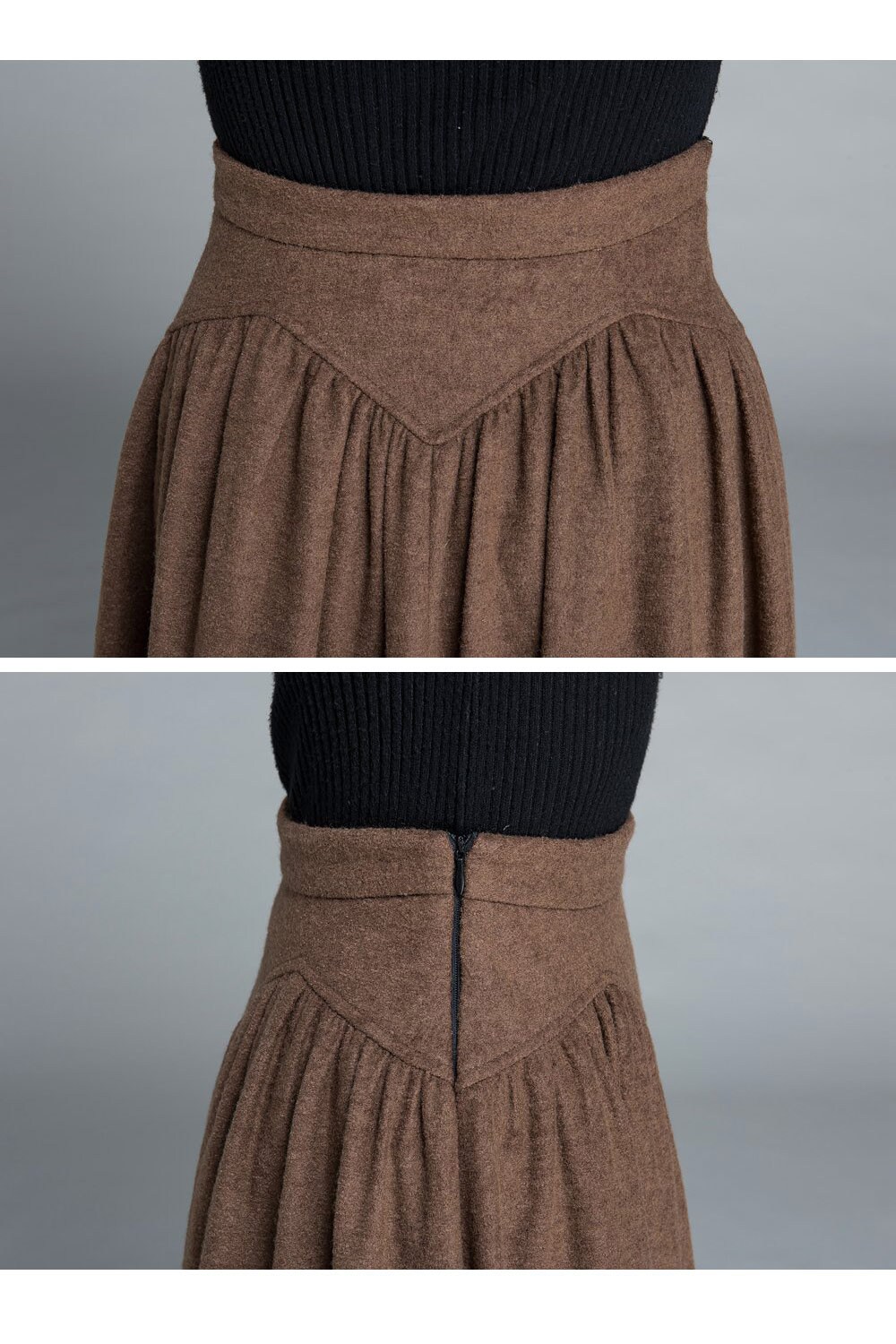 Double Weeks wool skirt