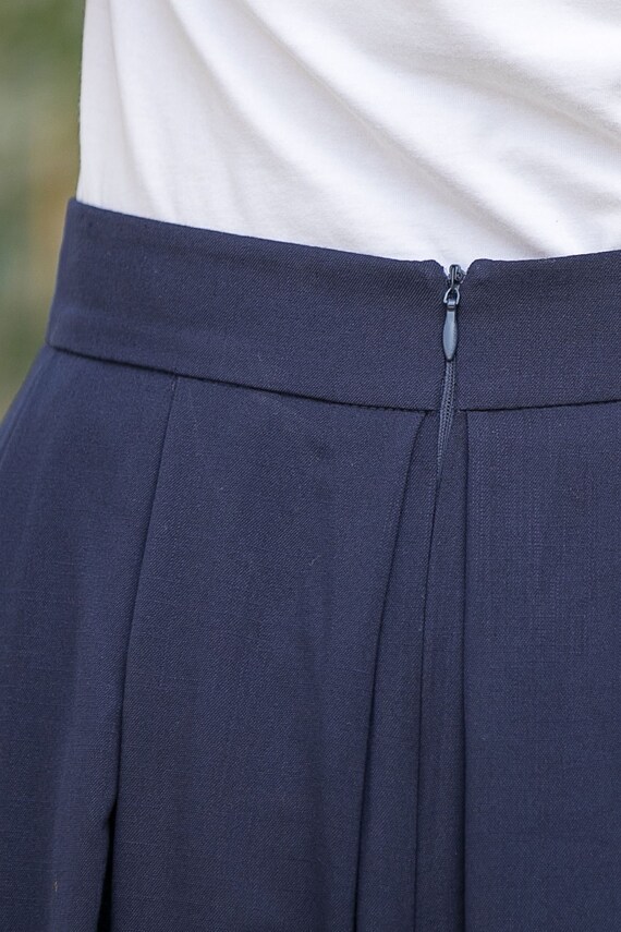 Vintage Inspired Swing Linen Skirt 2877 Vintage Inspired Swing Linen Skirt 2877