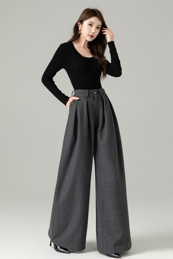 Wool Pants, Wool Palazzo Pants, Winter Wool Pants Women, Wool Culotte Pants, Wool Wide Leg Pants, High Waist Wool Pants, Custom Pants 4500 - Etsy Wool Pants, Wool Palazzo Pants, Winter Wool Pants Women, Wool Culotte Pants, Wool Wide Leg Pants, High Waist Wool Pants, Custom Pants 4500 - Etsy