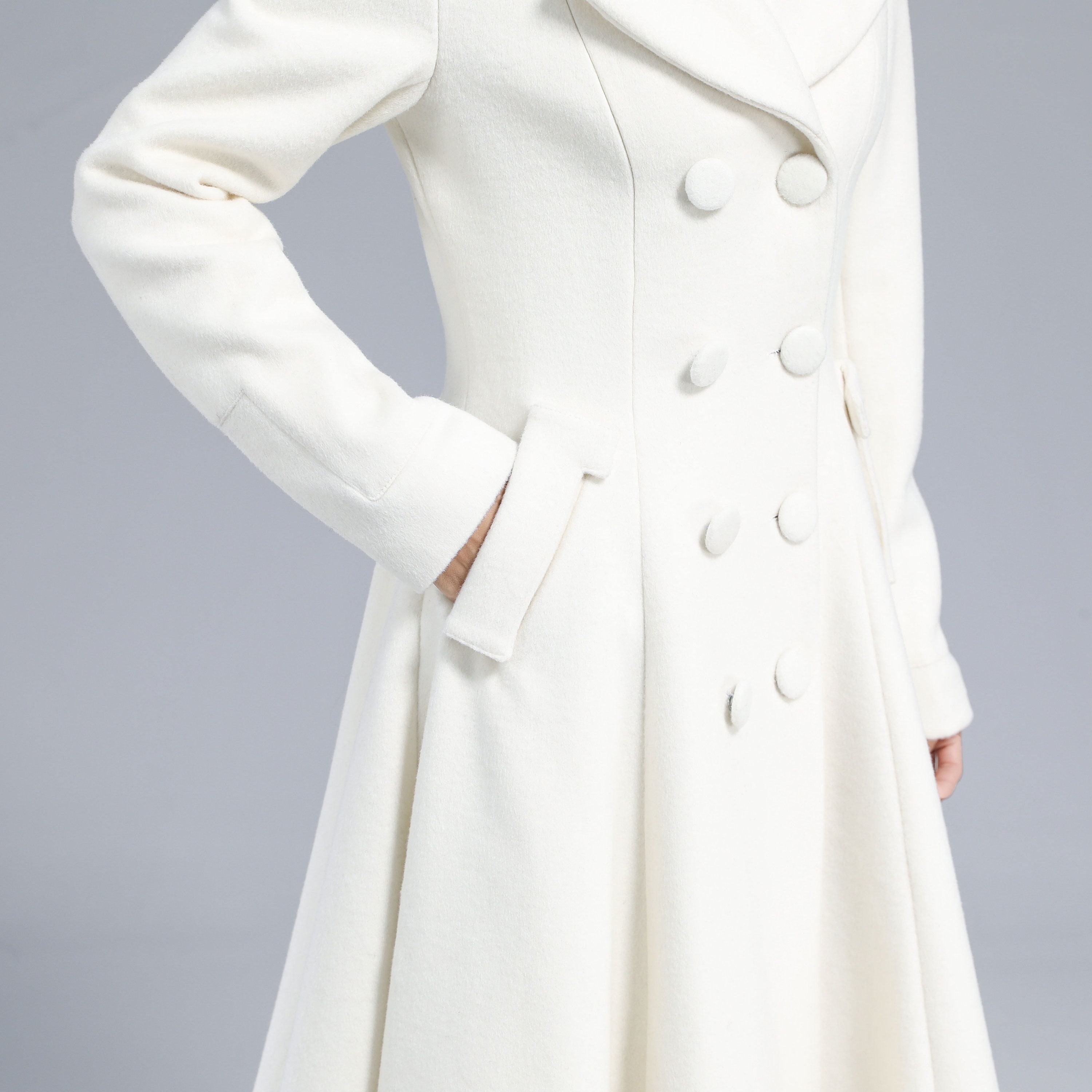 White Long Wool Coat, Wedding Wool Coat, Wool Princess Coat, Winter Wool  Dress Coat, Double Breasted Wool Coat, Swing Warm Outwear 3235 -   Portugal