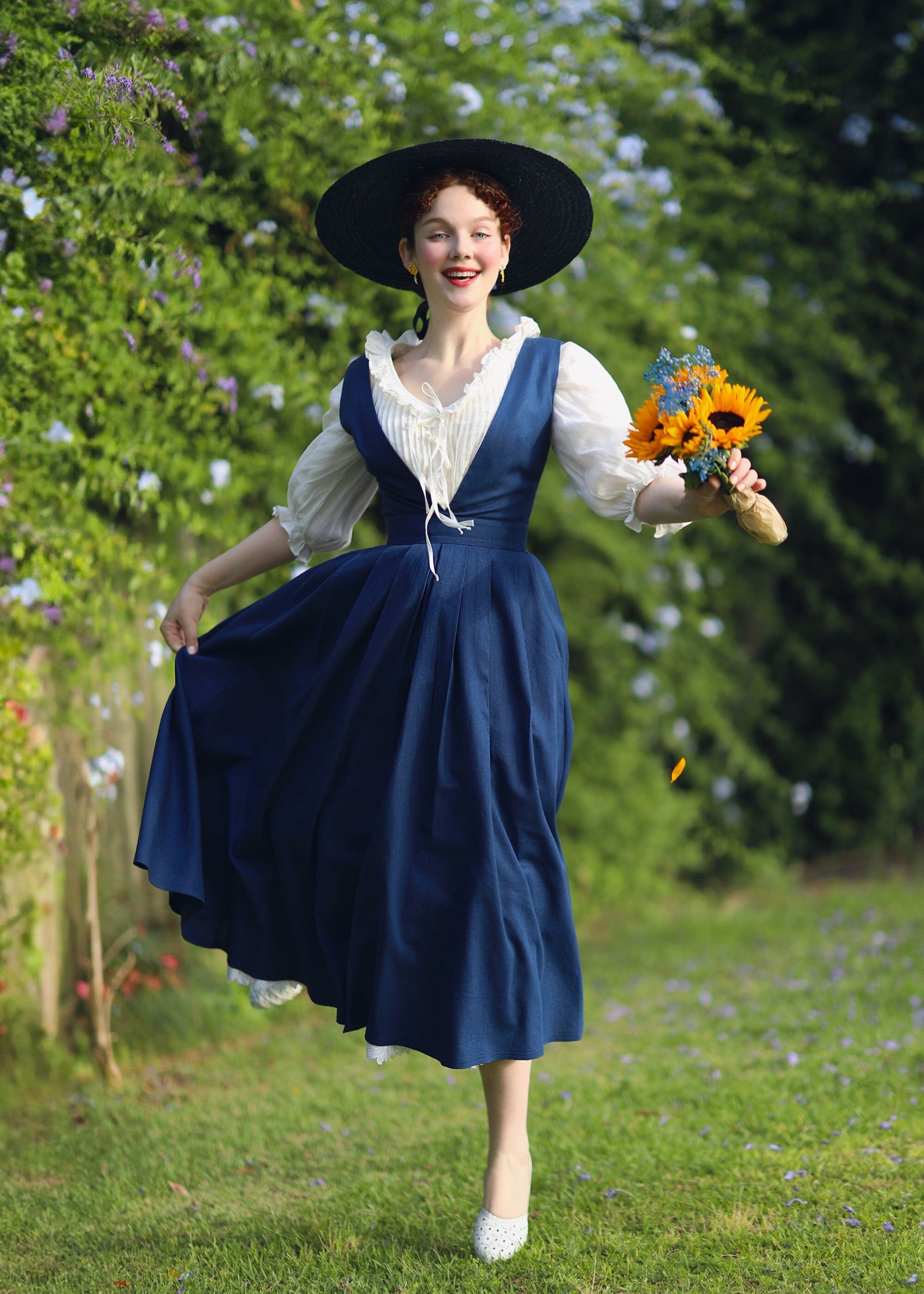 linen apron dress Pinafore Apron Dress, Multifunctional Linen Apron
