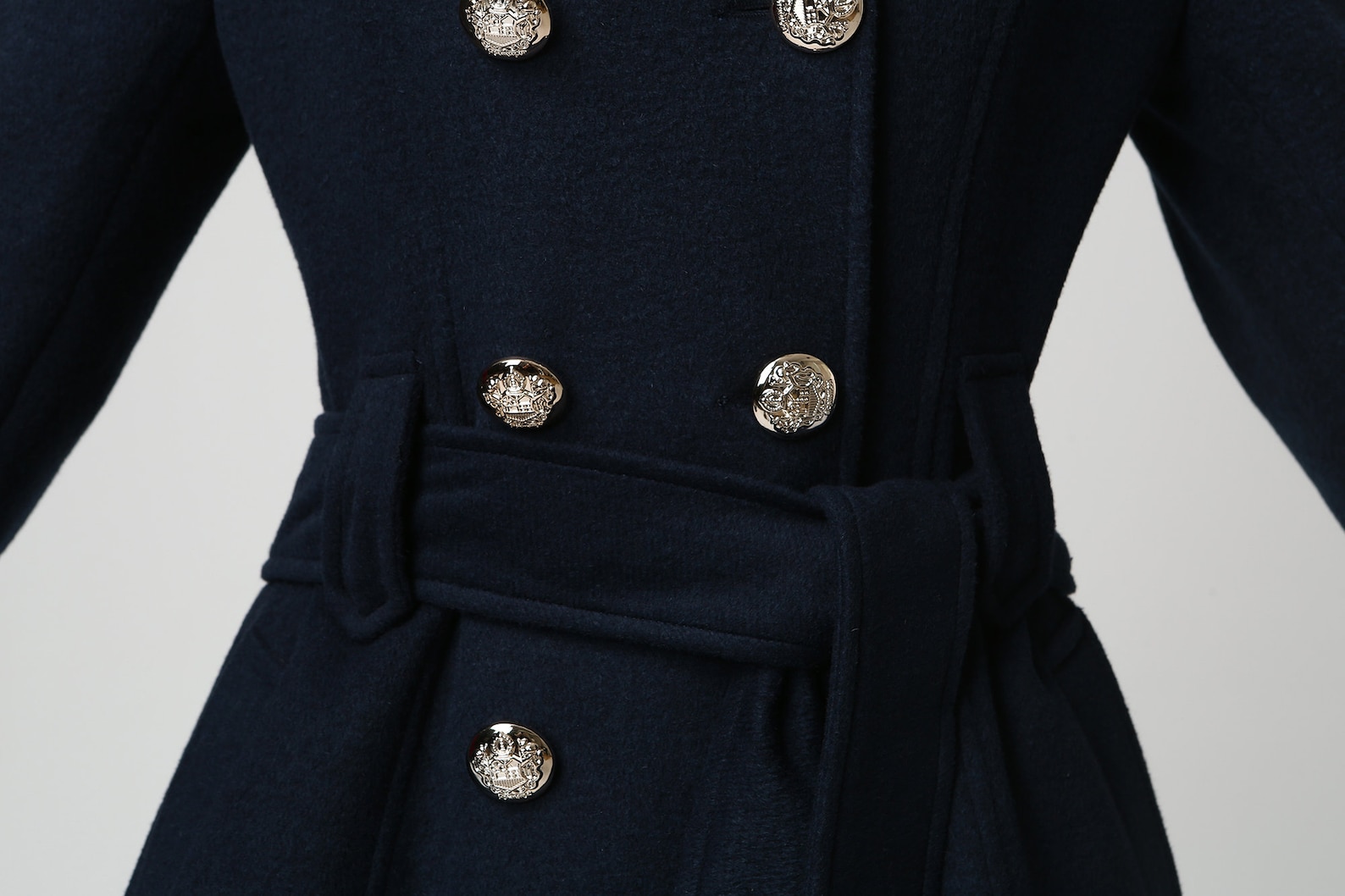 Wool Coat Women Long Wool Coat Winter Coat Overcoat Blue Etsy Canada