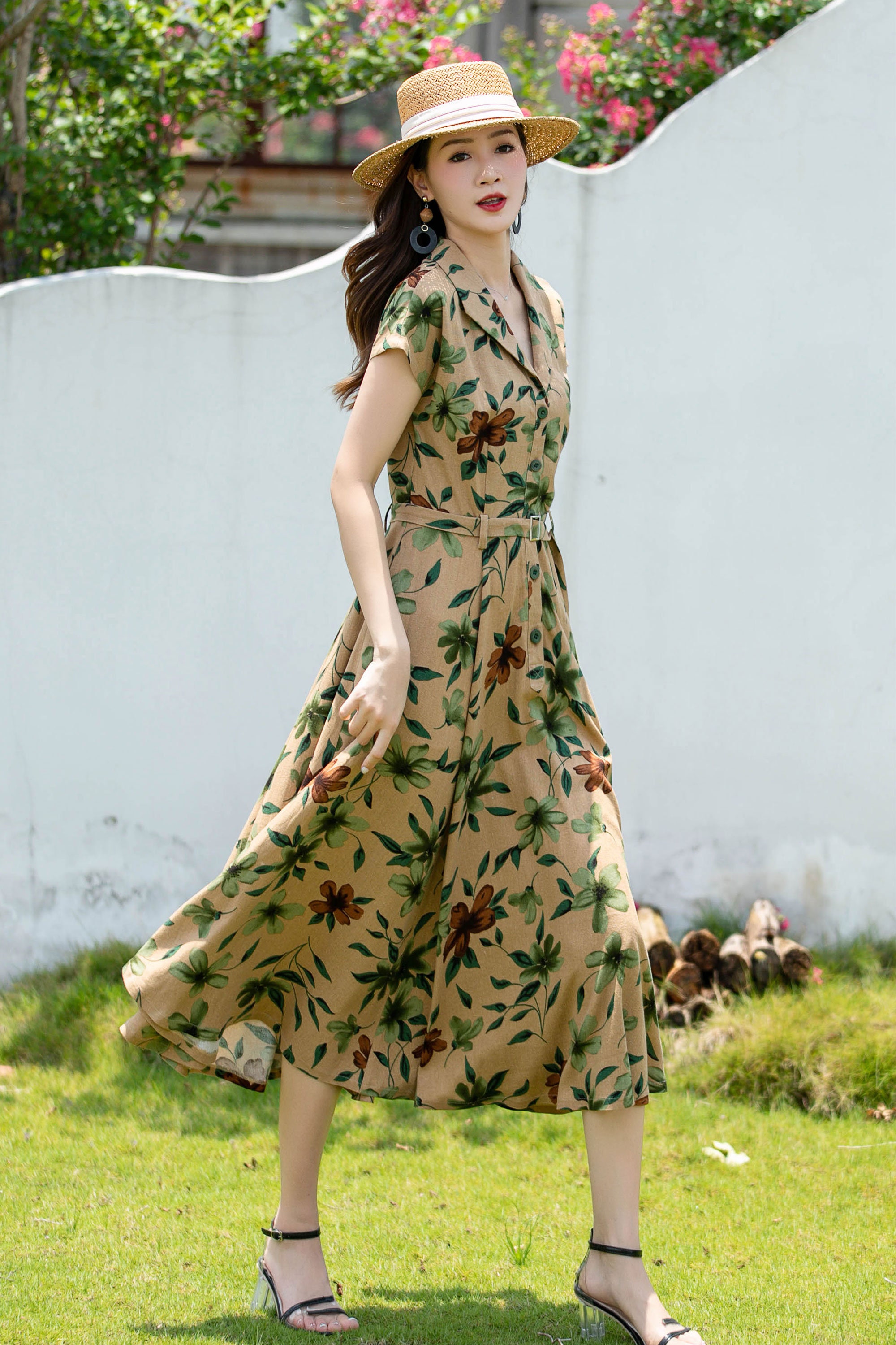floral shirt dress midi Buy Monsoon Green Orla Long Sleeve Floral Embroidered Midi Shirt Dress from  Next USA