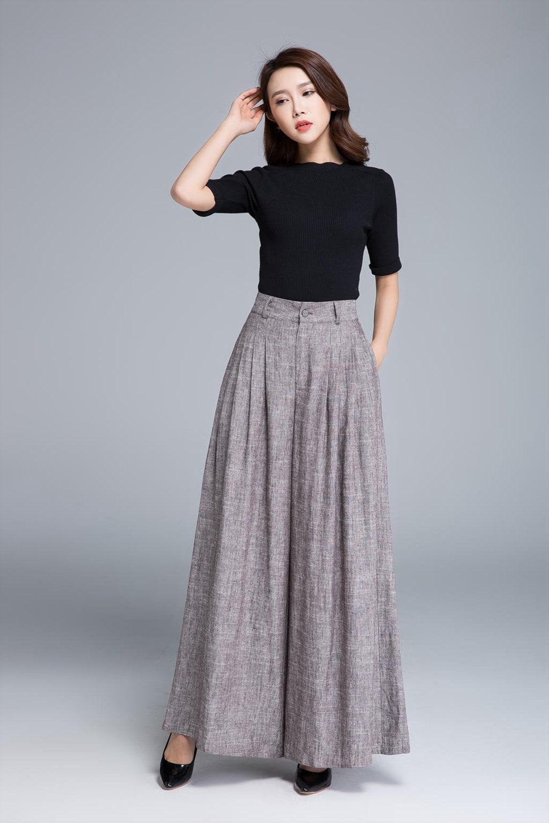 LICHI - Online fashion store :: Linen palazzo pants