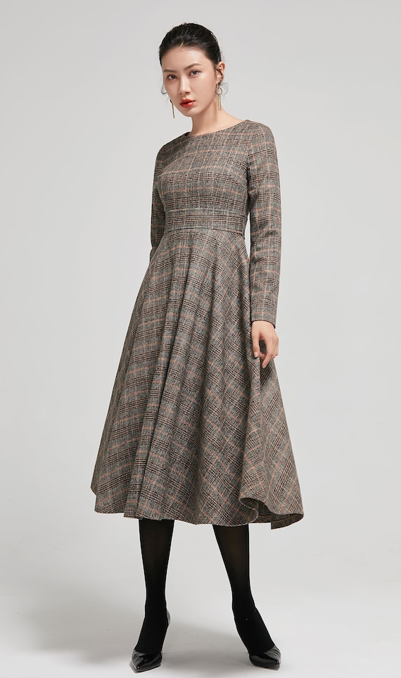 plaid dress for women