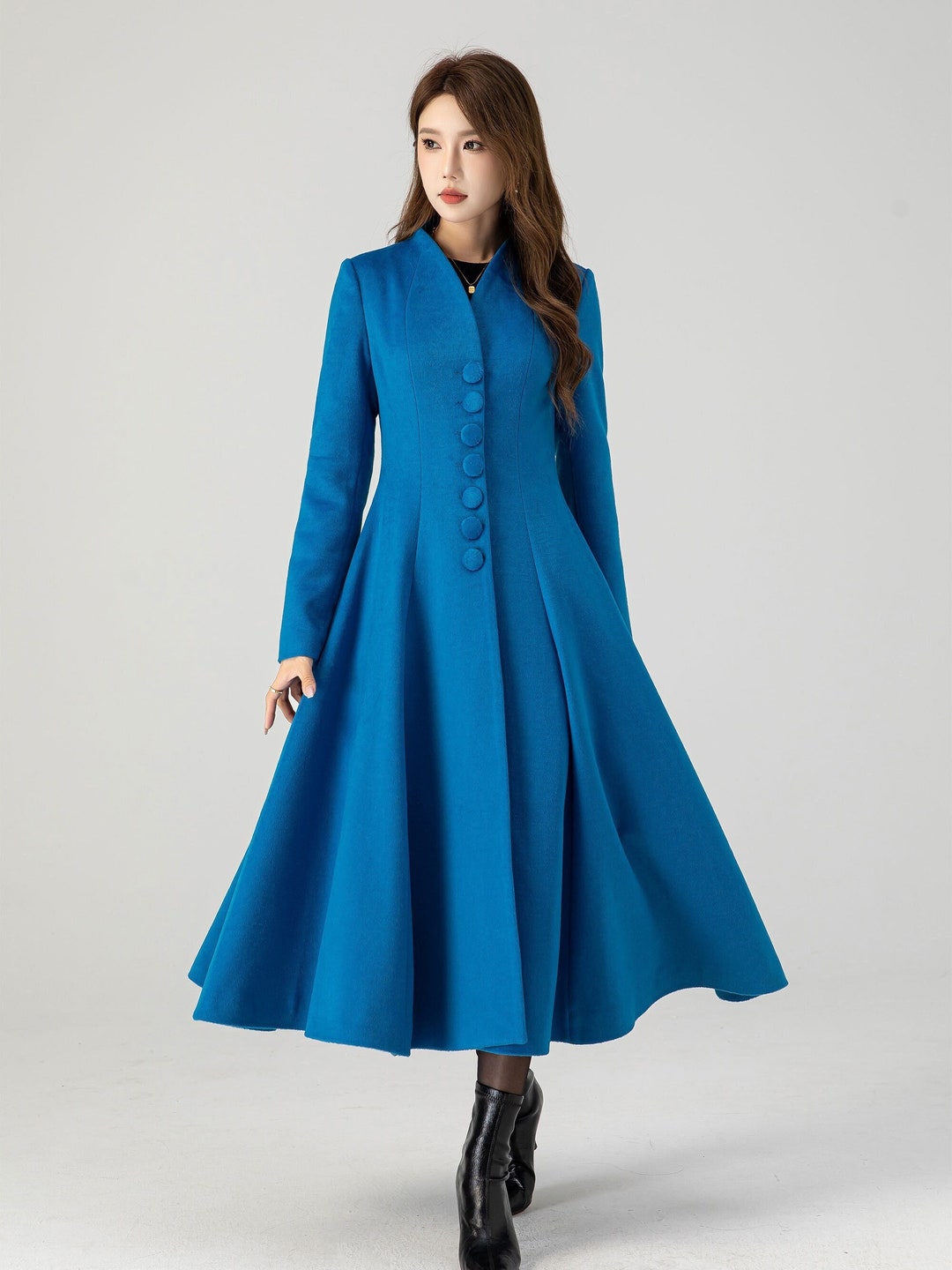 Midi wool coat