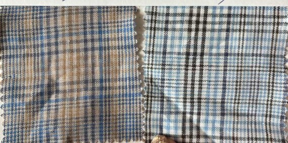 High waisted plaid summer linen skirt 4952 High waisted plaid summer linen skirt 4952