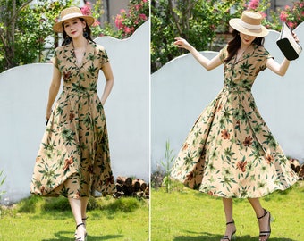 タグ付新品HEILIS Flower Embroidery Dress HEILIS Flower Embroidery Dress 花柄ワンピース