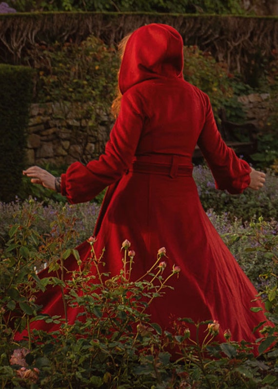 Lantern sleeve hooded wool coat 3161 Lantern sleeve hooded wool coat 3161