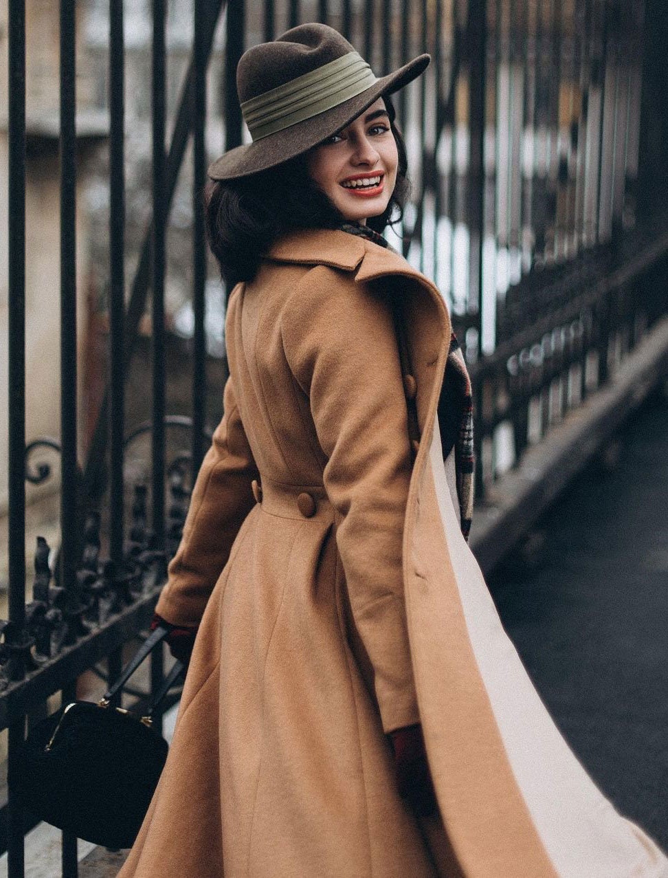 セレクトシリーズ L'or Geelong Wool Long Coat (Brown) ロングコート