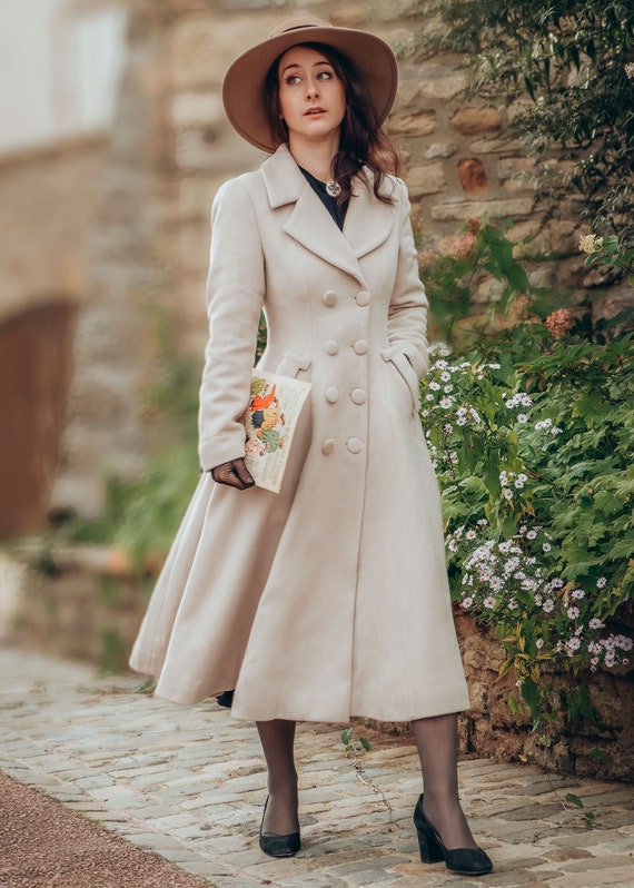 retro wool coat