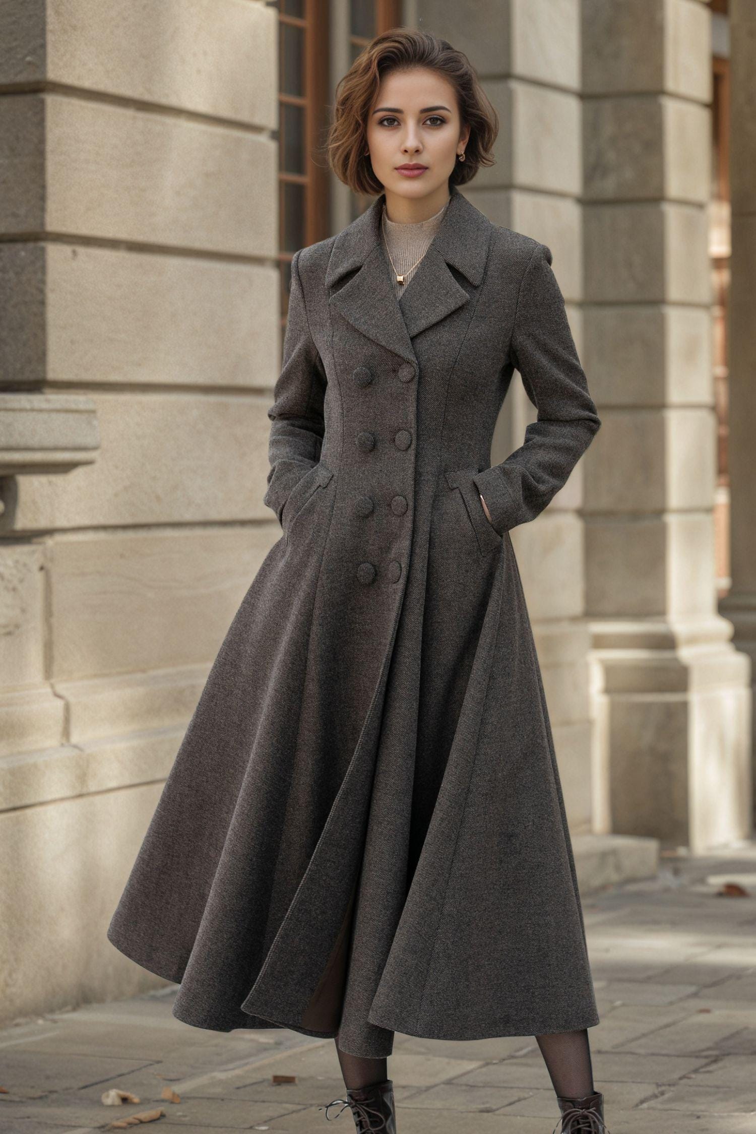 Taupe Trench Coat - Etsy