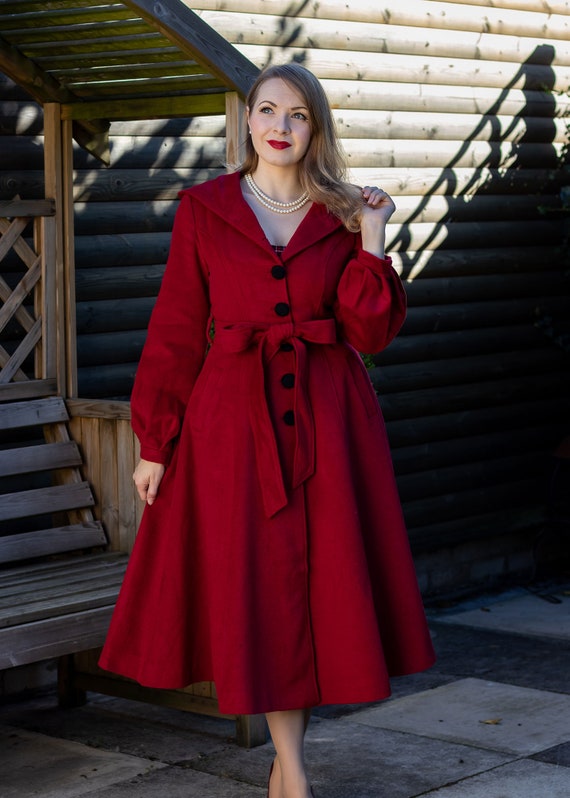 hooded Long wool coat for women 3174 hooded Long wool coat for women 3174