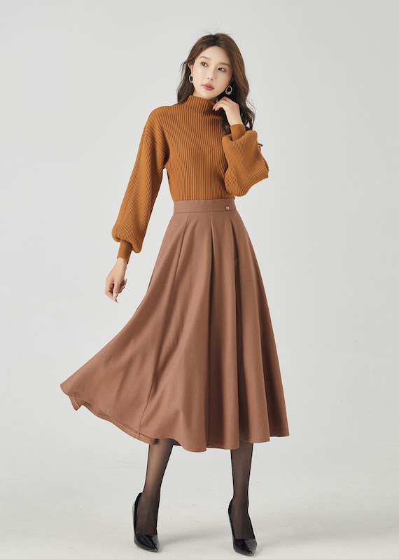 Swing high waisted circle skirt for women 4535 Swing high waisted circle skirt for women 4535
