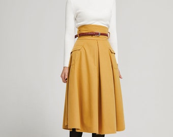 スカート Y's WOOL SERGE LAYERED WAIST SKIRT WOOL KNIT SKIRT(S Wine): Y's｜THE SHOP YOHJI YAMAMOTO