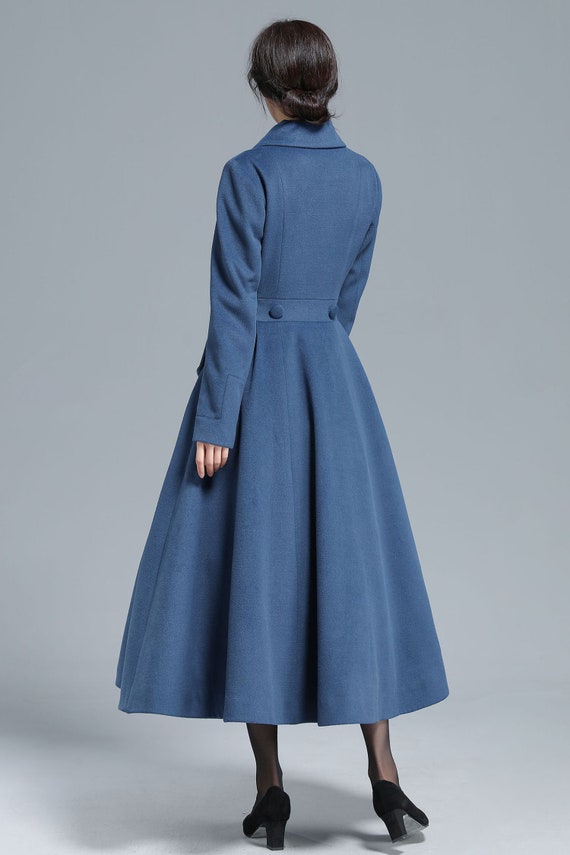 Handmade Women’s Vintage-Inspired Wool Coat 2743 Handmade Women’s Vintage-Inspired Wool Coat 2743