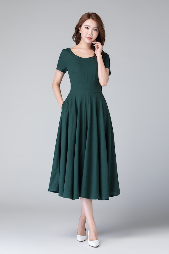 Green Midi Dress