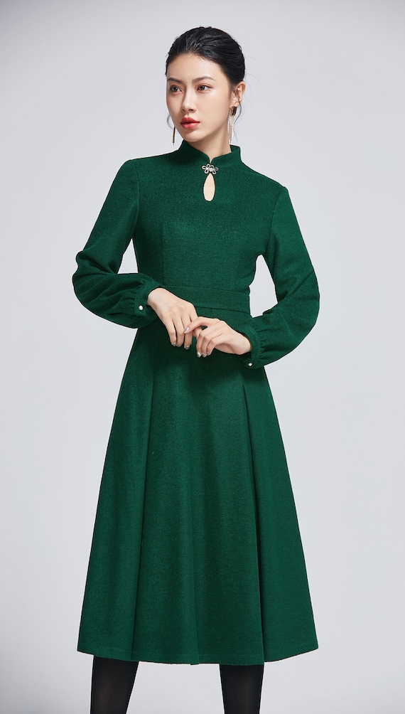 women’s dresses green