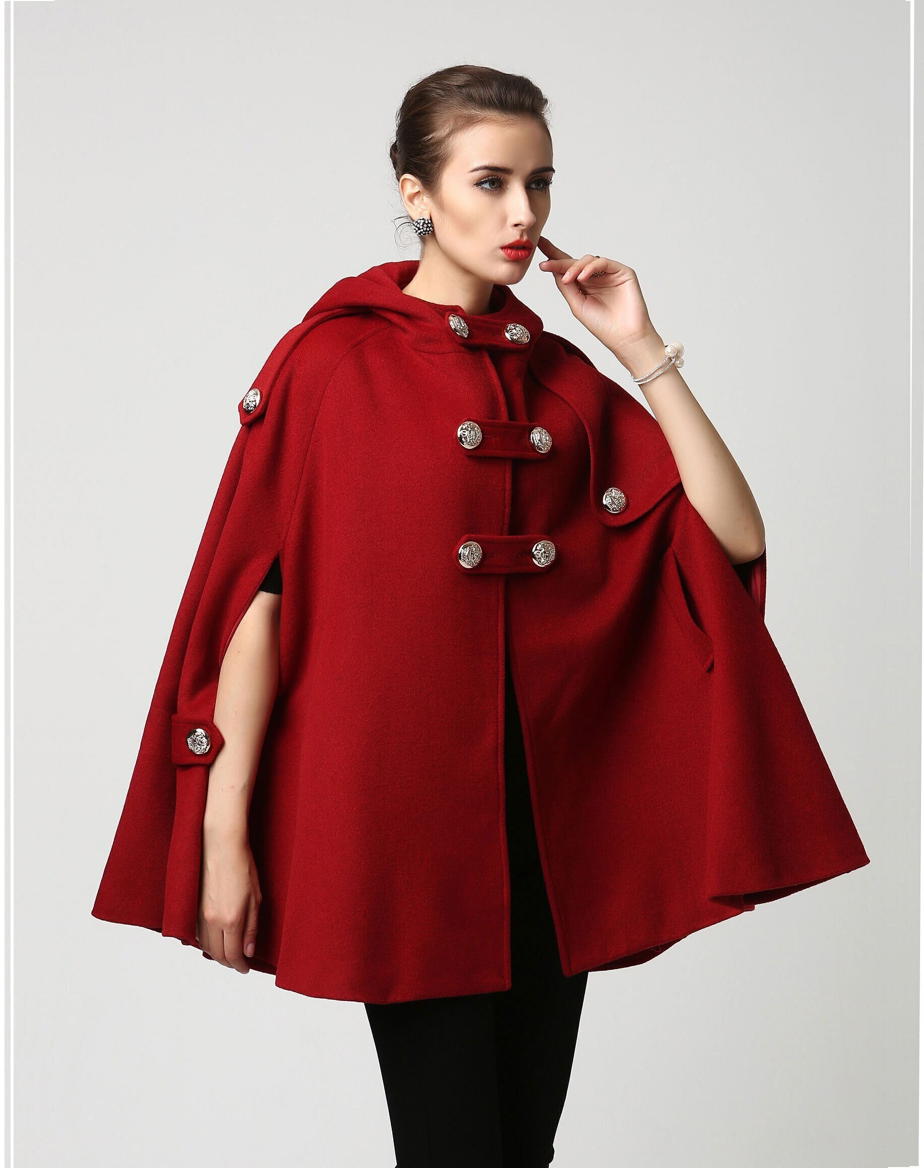 red cape jacket