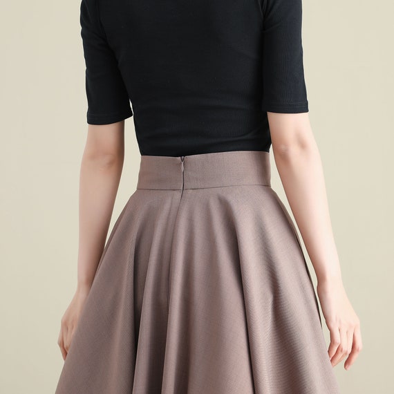 Update 227+ khaki a line skirt