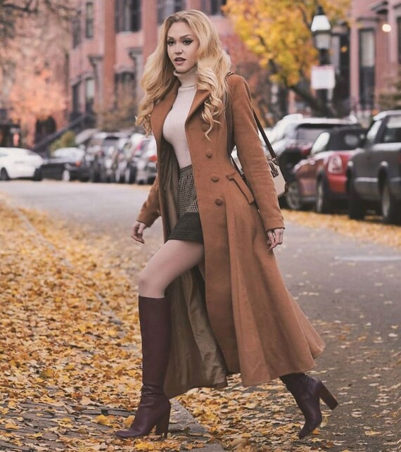 DOUBLE BREASTED WOOL COAT main image 1