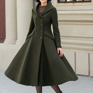 Wool Coat, Womens Coat, Winter Coat, Hooded Coat, Long Wool Wool Coat, Womens Coat, Winter Coat, Hooded Coat, Long Wool