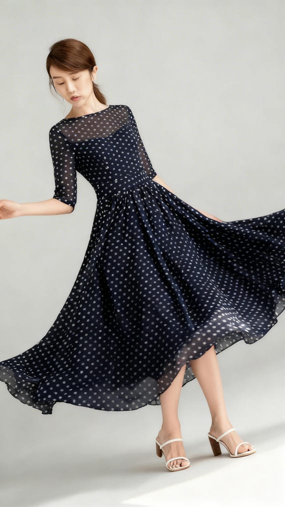 blue dress for baby girl Blue Boho Floral Maxi Dress – Gabi Swimwear main image 0
