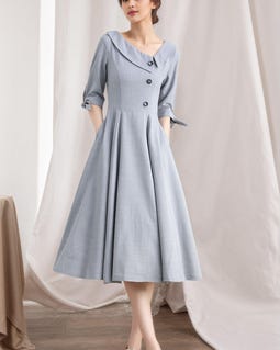 maxi long dress Haley Mid | Blue | Womens solid chiffon Imported. Jessica London Stretch Cotton Color:High Risk Red Comb
