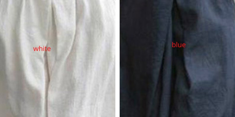 Sommerkleid aus Leinen, ärmelloses Kleid, Kleid mit lockerer Taille und Gürtel, Seitentaschen, Crew-Date/Strand/Picknickkleid für Damen, Faltenkleid 2802 Bild 9
