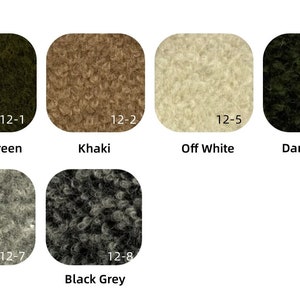 Wool fabric swatch, A beautiful slection of soft wool fabric in gorgeous Colours, Color swatch SK42 image 6