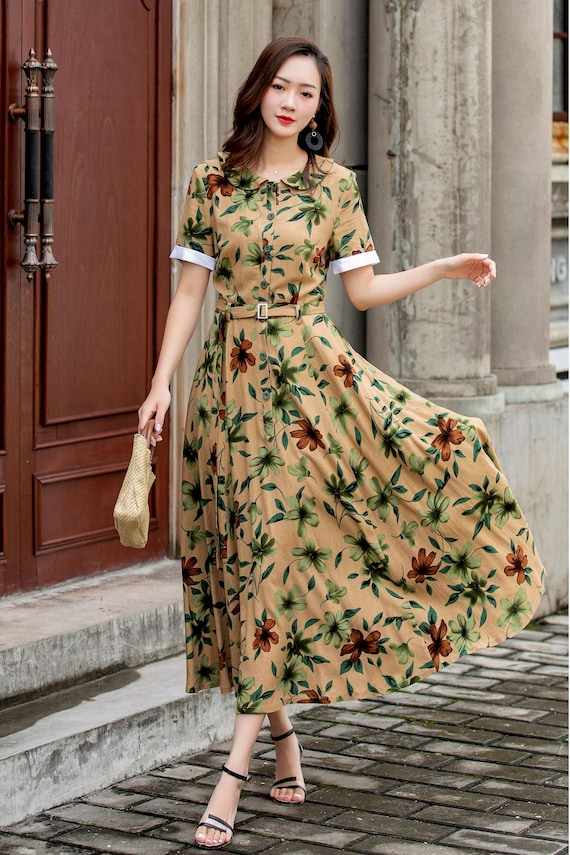 chinese dress ladies Ocean Blu Midi Dress