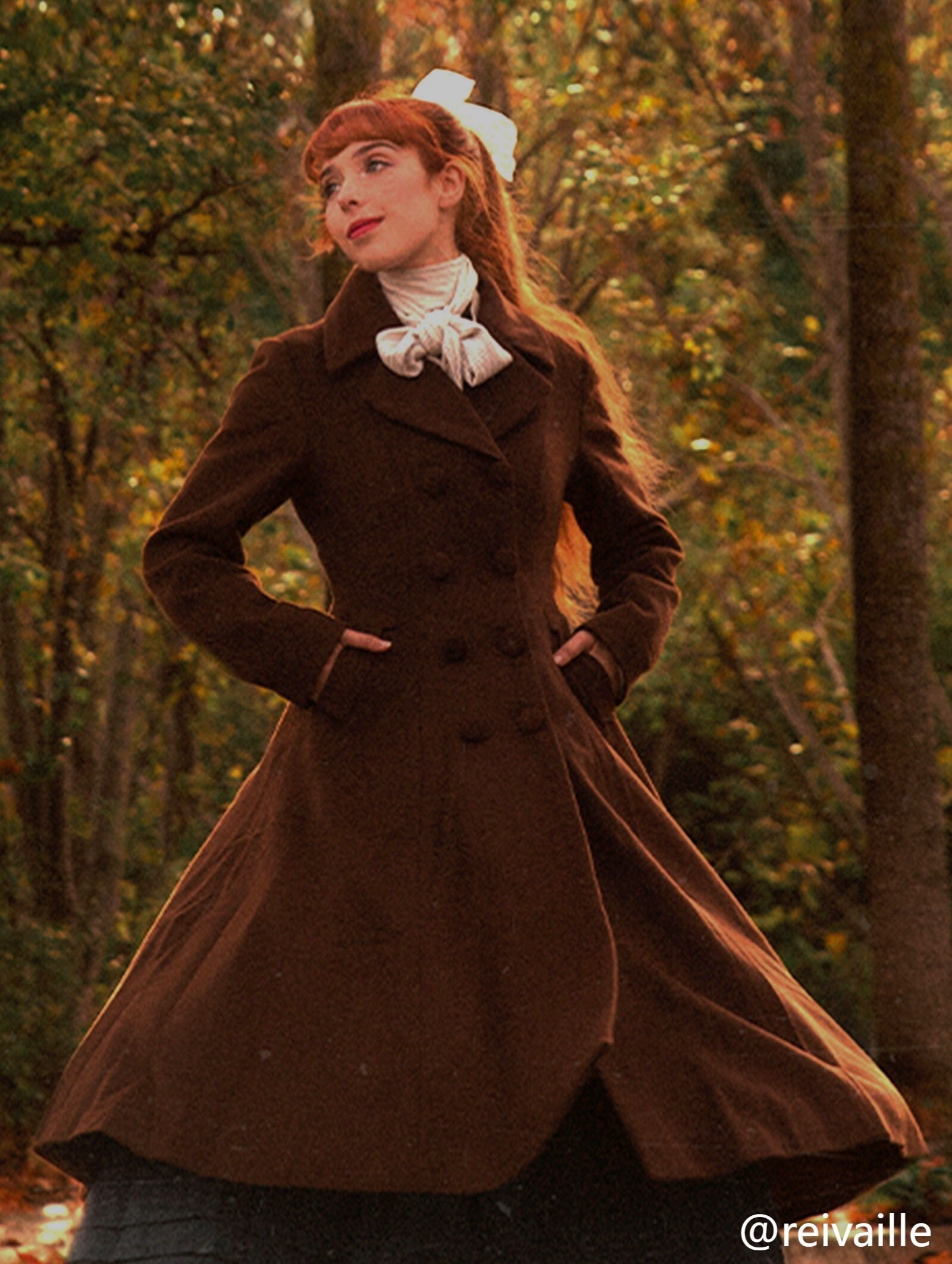 Italian Manteco Wool Double Breasted Tailored Maxi Coat