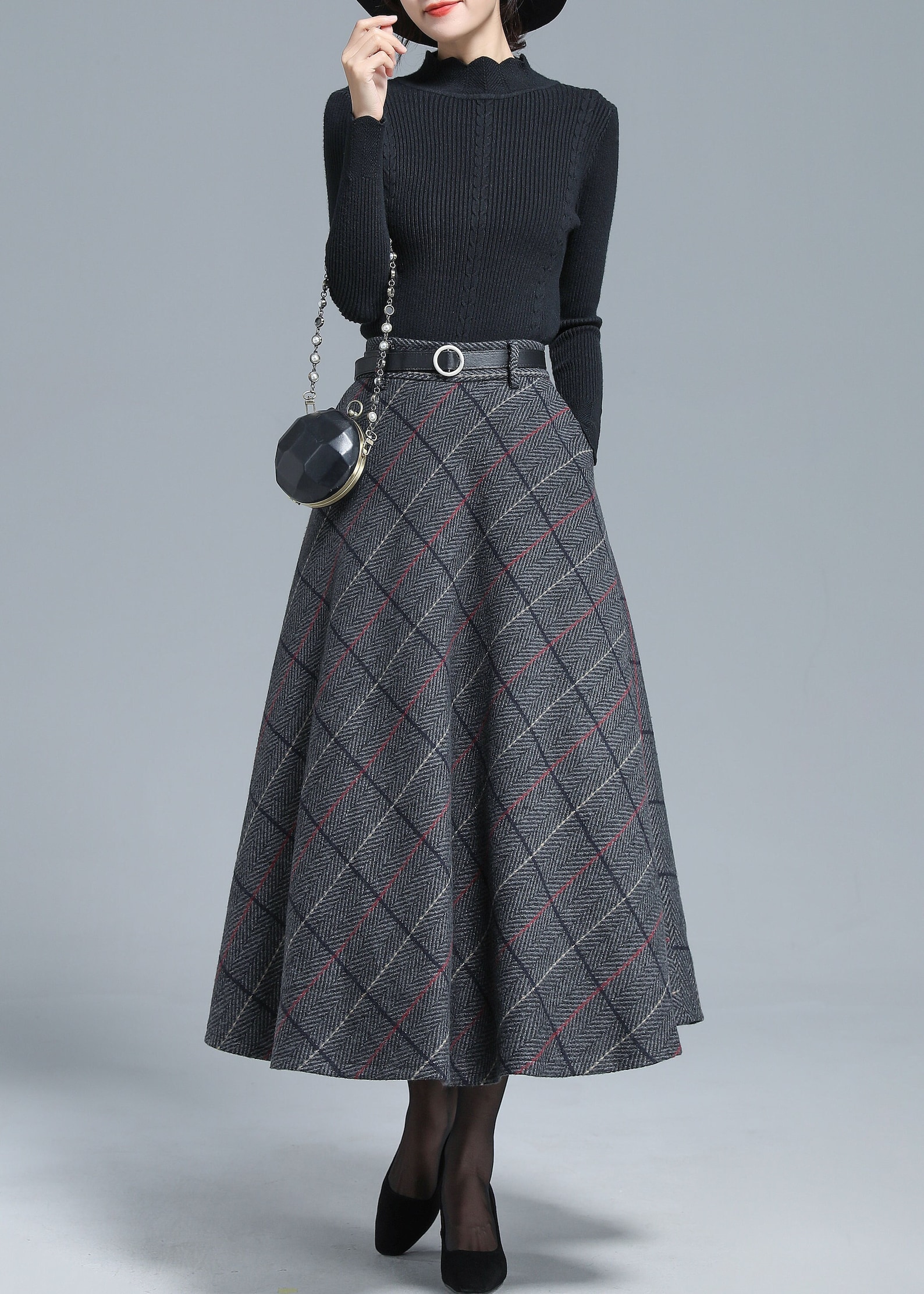 Half-Skirt Jacket and Setup Retro Tartan main image 1