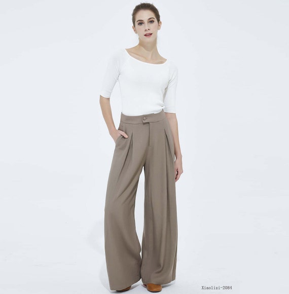 Gray pants, linen pants, maxi linen pants, women linen pants, maxi pants, loose linen pants, summer pants, pants with pockets 1940# Gray pants, linen pants, maxi linen pants, women linen pants, maxi pants, loose linen pants, summer pants, pants with pockets 1940#
