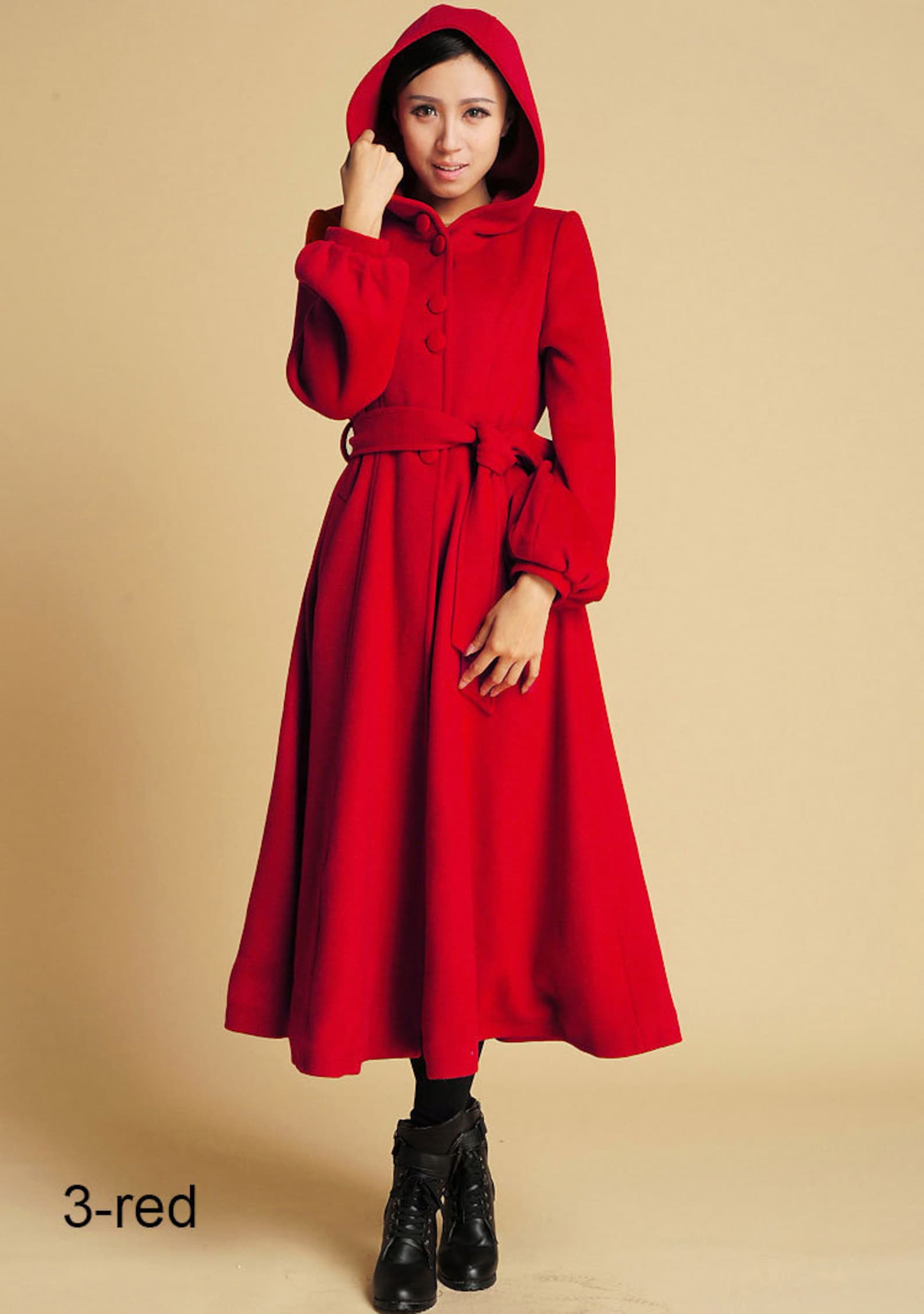 Loose and thickened Long Woolen Coat
