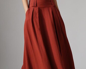 Falda Larga Lino | Ofertas En Faldas De Mujer | Fifty Factory