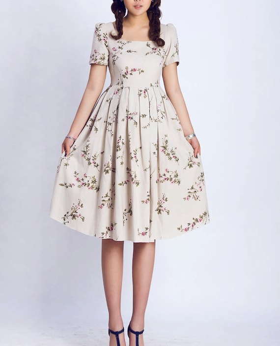 women’s floral dress