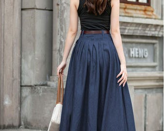 【Anyone more】Ramu Nylon Maxi Long Skirt Nylon Skirt Women's Summer Elastic High Waist Boho Maxi