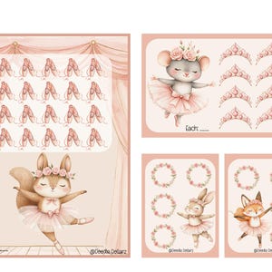 Ballerina Animals Challenge for Tiny Tuesdays, Mini Monday Cash Envelopes Savings, Budget Binder, A6 Binder, Budgeting Tools