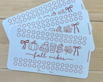 Fall Vibes Mini Savings Challenge | A6 Binder Budget Tool