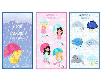 April Showers Savings Challenge – A6 Cash Envelopes Budget Binder