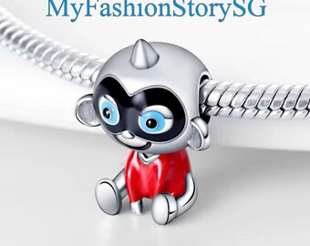 Exquisite Incredibles Jack Charm Fit Bracelet Necklace Pendant DIY Women Silver Jewelry Beads Accessories Anniversary Gift