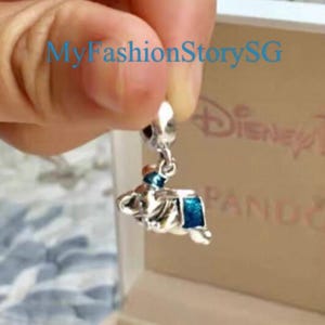 Disney Magical Flying Dumbo The Elephant Charm Fit Bracelets Necklace Pendant Beads DIY Women Silver Jewelry Accessories Anniversary Gift
