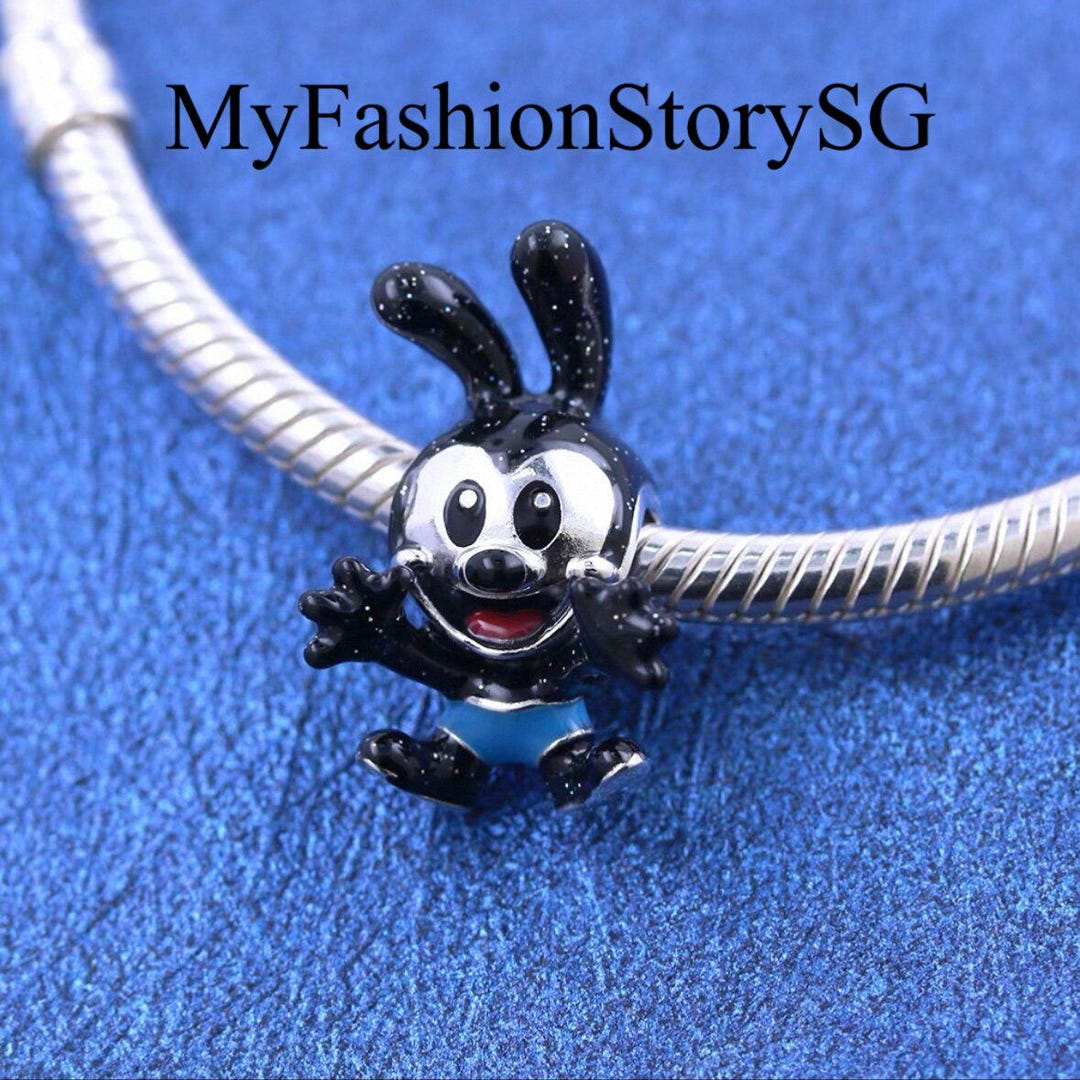 アクセサリー Oswald@ 2025 Disney Oswald the Lucky Rabbit Charm Fit Bracelet Necklace