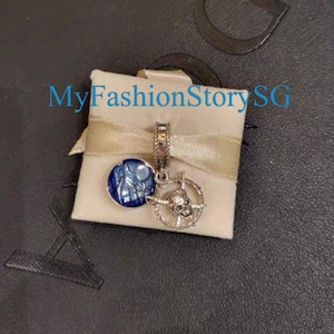 パイレーツオブカリビアン ダングルチャームフィットブレスレットネックレスペンダント レディース ファッション DIY ビーズ シルバージュエリーアクセサリー 記念日ギフト