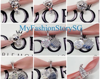 HP Series Collection Charm Fit Bracelet Necklace Pendant DIY Women Fashion Silver Jewelry Accessories Anniversary Gift